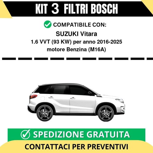 Kit filtri bosch suzuki - 3,
