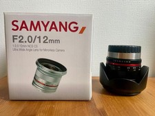 SAMYANG 12mm f 2.0 Prime Lens