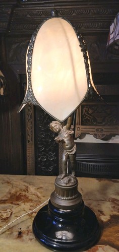 Antica lampada tavolo in - lampada,