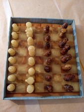 Scacchiera ALABASTRO di VOLTERRA Vintage Anni '60