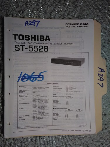 Toshiba 5528 manuale - st-5528, di