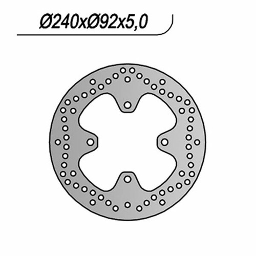 Disco freno posteriore 1124 - disco,