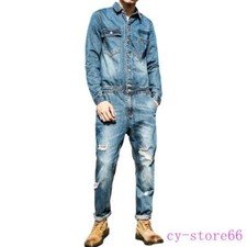Salopette uomo denim salopette