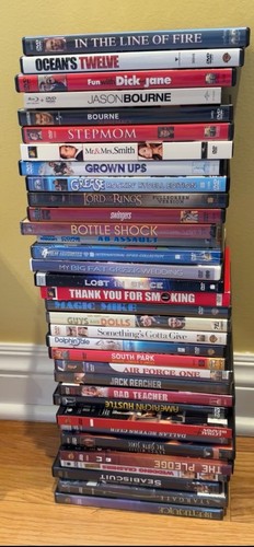 Assorted dvds rated 3 - pg, $3