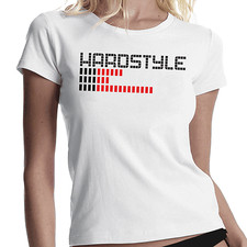Hardstyle EQ Techno Club Equalizer DJ Music Women Lady Damen Girlie T-Shirt