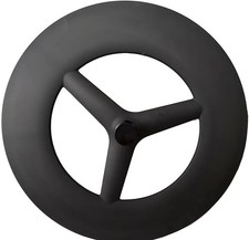 Set ruote tubeless 700C 3 razze in fibra di carbonio bici da strada freno a disco/V