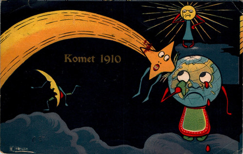 Cartolina comet incontra - cartolina,