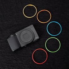 2PCS Anello Lente Metallo per