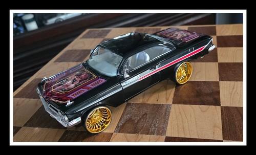 Custom chevrolet black diecast - chevrolet,