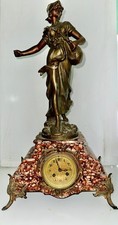 orologio da tavolo statua in bronzo de La seminatrice di Moreau