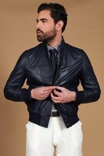D'Arienzo Bomber Vera Pelle