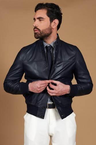 Arienzo bomber vera pelle - d'arienzo,