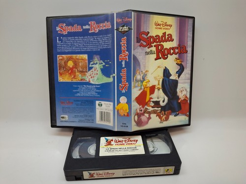 Vhs spada nella roccia walt - vhs,