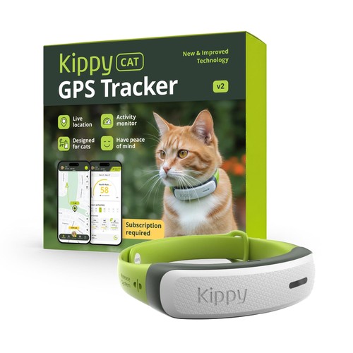Kippy cat collare gps per - kippy, v2