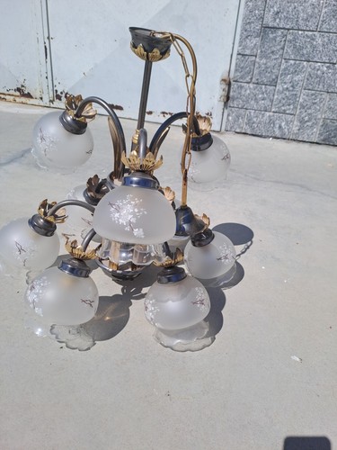 Lampadario vintage luci - lampadario,