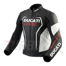 Ducati veste motard cuir - veste,