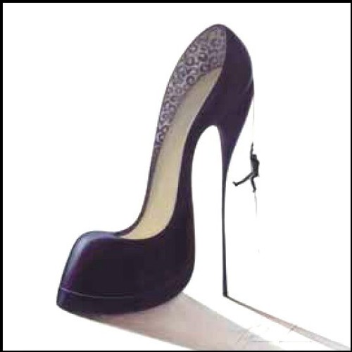 Quadro decoltè scarpa con - quadro,