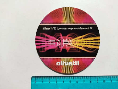Adesivo olivetti m20 personal - adesivo,
