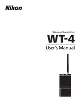 Nikon WT-4 — Manuale utente