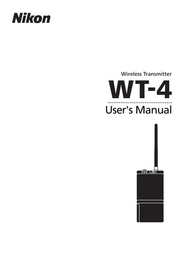 Nikon manuale utente - wt-4, —