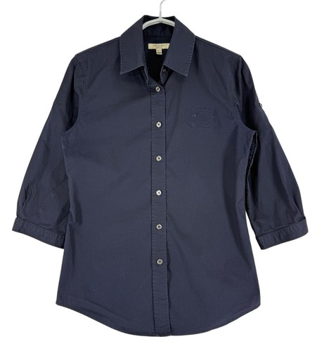 Camicia nera burberry - nera, donna