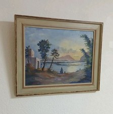 Quadro olio su tavola firmato