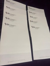 Carta intestata lotto 10 fogli