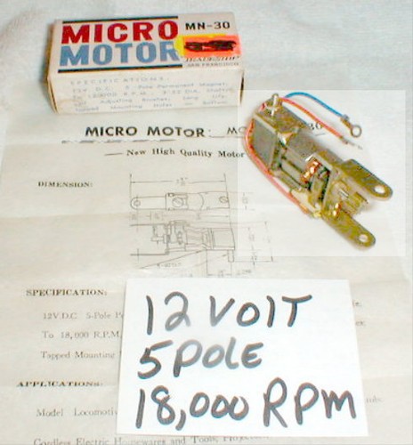 Slot car motore 5 poli - slot,