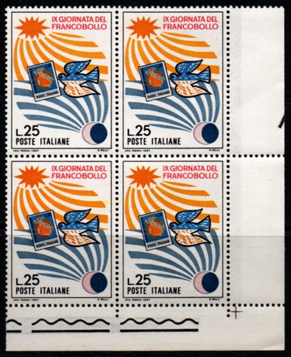 Italia 1967 stamp day - "stamp, l.