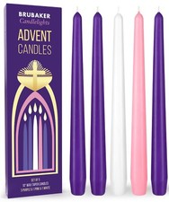 5 Candele Natale 24cm Candele