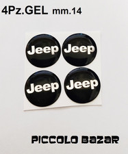 4 Adesivi JEEP mm.14  in GEL