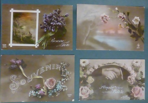 Lot postcards happy - lot, 4