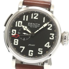 ZENITH Pilot Aeronev type 20 03.2430.693 GMT quadrante nero automatico uomo_884172