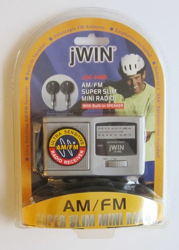 Jwin mini radio super - am/fm,