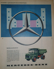 MERCEDES BENZ AUTOCARRO VEICOLI INDUSTRIALI - VECCHIA PUBBLICITA' ADVERT - ATCRR