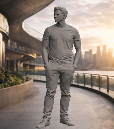 Casual uomo piedi 02 - uomo,