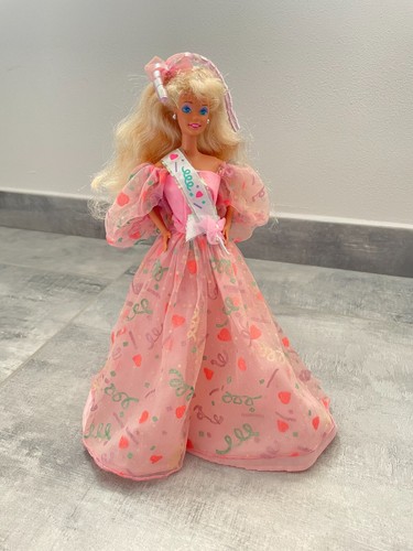 Barbie happy birthday 1990 - barbie, birthday,