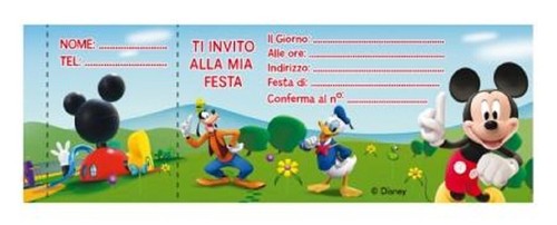 Inviti assegno topolino - 20,