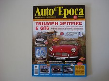 AUTO D'EPOCA 9/2012 TRIUMPH SPITFIRE/GT6 GT 6/STORIA MILLE MIGLIA/RALLY STORICO