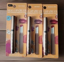 B Pure Silky Lip Cream con Acido Ialuronico Idratante, Set di 3