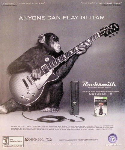Ubisoft rocksmith pubblicità - ubisoft,