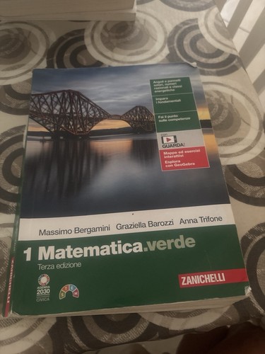 Zanichelli matematica verde - zanichelli, 1