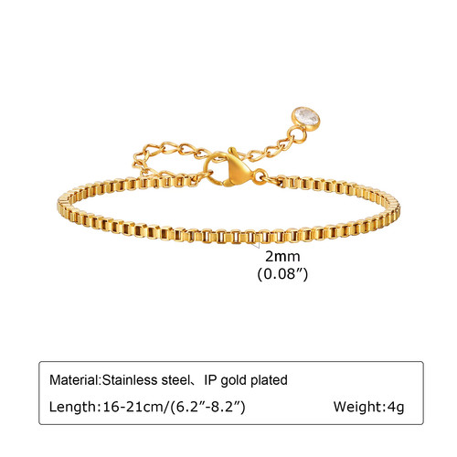 Braccialetti maglie catena - a, a