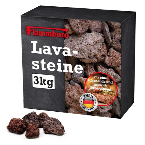 Flammburo pietre laviche 3kg - laviche,