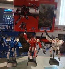 Toynami 3 robot Valkyrie VF-1J serie Robotech trasformabili figure 1/100