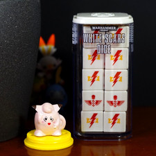 Warhammer 40k 40000 Dadi White Scars Dice Sealed New gioco tavolo tabletop games