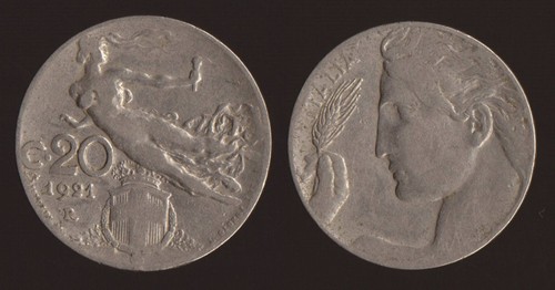 Centesimi 1921 vittorio - 20,
