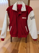 Giacca Showtime Championship Boxe Varsity Lana Ricamata Made USA Medium