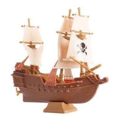 Barca pirati plastica 11x11 - in,