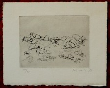 ZORAN MUSIC punta secca del